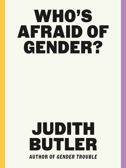 Cover image for Who's Afraid of Gender?